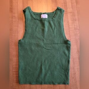 La Hearts Forest Green Soft Knit Top XS
